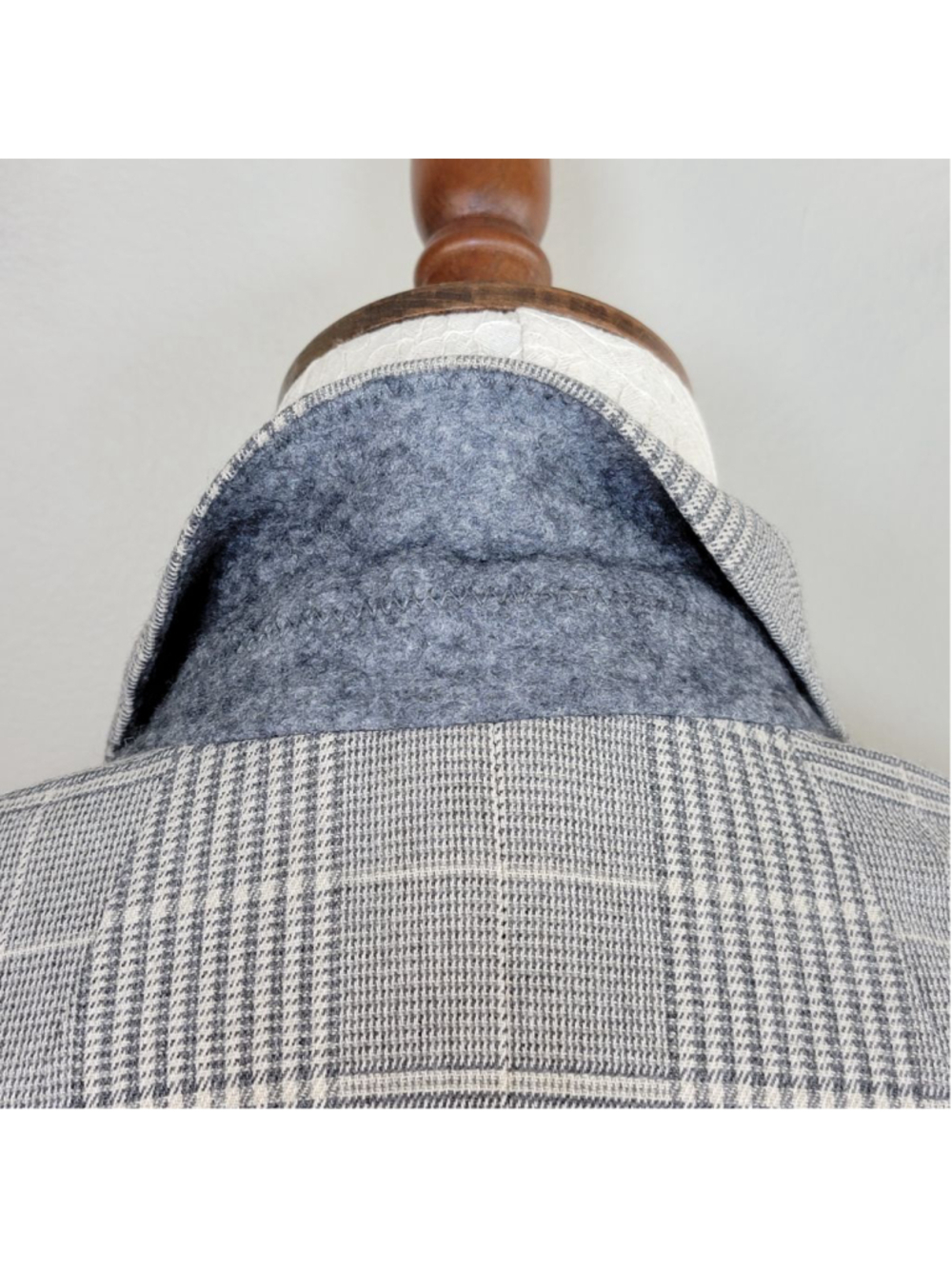 Madewell S Dorset Blazer Galloway Plaid Double Button Notched Collar Oversized - Picture 7 of 12